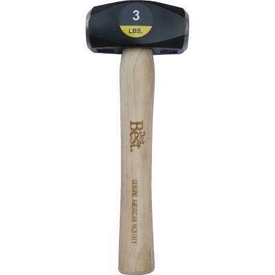 Do it Best 3 Lb. Steel Drilling Hammer with Hickory Handle